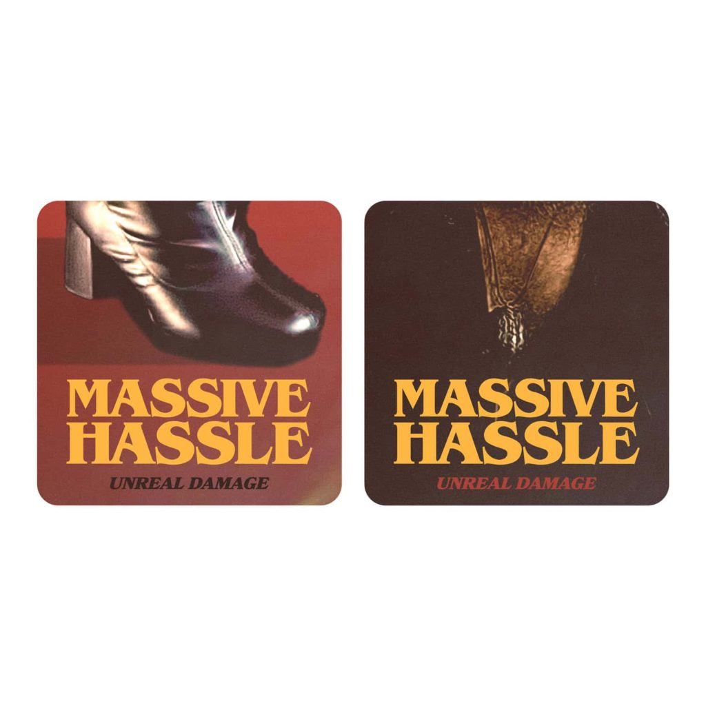 Unreal Damage Bumper Sticker Pair – MASSIVE HASSLE